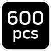 Zszywki do plastiku zestaw 600 szt.