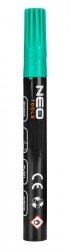 Marker budowlany gruby, 4 kolory, permanentny, wodoodporny, lakierowy, aluminiowy, 4 szt
