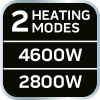 Promiennik gazowy na butle 4600W