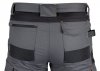 Spodnie robocze Mix&Match, Canvas, wzmocnienia z Cordury, szaro-czarne, rozmiar S