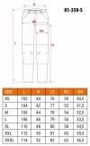 Spodnie robocze Mix&Match, Canvas, wzmocnienia z Cordury, beżowo-czarne, rozmiar S