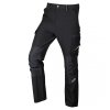 Spodnie robocze Mix&Match, 4 way stretch, czarno-zielone, rozmiar L