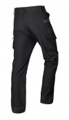 Spodnie robocze Mix&Match, 4 way stretch, czarno-pomarańczowe, rozmiar XL