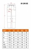 Spodnie robocze Mix&Match, 4 way stretch, granatowo-zielone, rozmiar XS