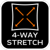 Spodnie robocze Mix&Match, 4 way stretch, granatowo-zielone, rozmiar L