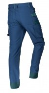 Spodnie robocze Mix&Match, 4 way stretch, granatowo-zielone, rozmiar XXXL