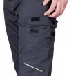 Spodnie robocze Mix&Match, stretch, szare, rozmiar XXXL