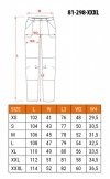Spodnie robocze Mix&Match, stretch, szare, rozmiar XXXL