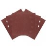 Papiery ścierne na rzep, kwadrat 113 x 113 mm, P240, 5 szt., z 8 otworami do 04-623