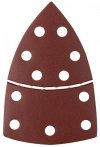 Papiery ścierne na rzep, żelazko 102 x 152 mm, P240, 5 szt., z 11 otworami