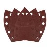 Papiery ścierne na rzep, żelazko 102 x 152 mm, P100, 5 szt., z 11 otworami