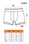 Bokserki basic 2, 3-pack, rozmiar L