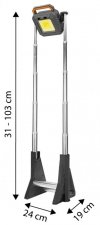 Reflektor teleskopowy 3000lm