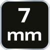 Nasadka sześciokątna 1/4, 7 mm, superlock