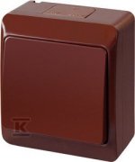 ŁĄCZ.1-BIE.SCHOD.N/T IP44 BRĄZ HERMES (SZT)