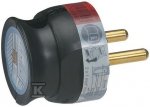 WTYCZKA NISKA 2P 16A CZARNY (SZT)
