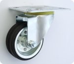 KOŁO METAL-GUMA 80MM OBUDOWA SKRĘTNA 3L (1 SZT)