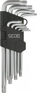 KLUCZE TORX DŁUGIE T10-50MM (1 KPL)