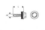WKRĘT SAMOWIERTNY 4.8*35MM RAL 6029 (5 STO)