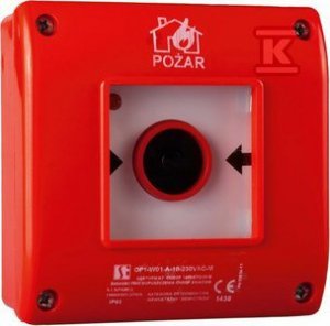 OSTRZEG.POŻAR.P/T,1NC+1NO,MŁOTECZ.ZBIC (SZT)