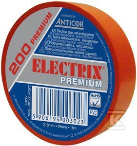 ELECTRIX 200 PREMIUM TAŚMA IZOL.CZERWO (SZT)