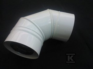 KOLANO 90ST 80/125 BIAŁE KONDEN/TURBO (SZT)