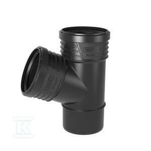 TR.PP-HT SITECH+ 50X50/67.5 SANIT.CZARNY (SZT)