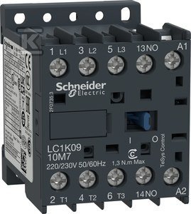 STYCZ.K 3P 9A 24VAC 1NO  AC3 (SZT)