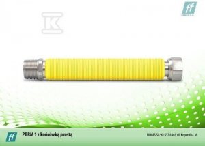 PRZEWÓD GAZ.25-45CM G3/4-NYPEL R3/4 (SZT)