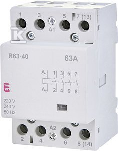 R 63-40 230V-STYCZNIK INSTALACYJNY (SZT)