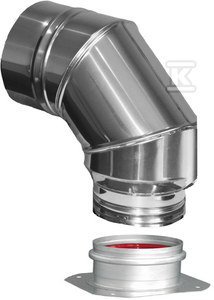KOLANO DN80/125 - KOCIOŁ Z AD. PLASTIK (SZT)
