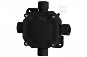 PUSZ.HERMETYK 27P 144X67X132 IP67 CZARNA (SZT)