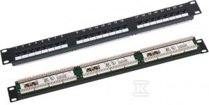 PATCH PANEL 1U/19 UTP 24PORT KAT.5E LSA (SZT)