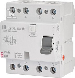 EFI-P4 AC 63/0.03 WYŁ.RÓŻNIC-PRĄD. (SZT)