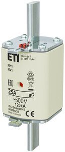 WKŁADKA NH1 GG 25A/500V (SZT)