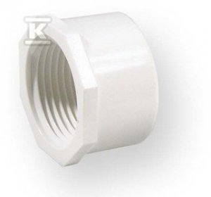 ZAŚLEPKA Z GWINTEM NAKRĘTNA GW PVC 1/2 (SZT)