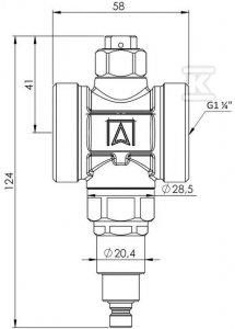 ZAWÓR ANTYZAMROŻENIOWY AAV 300, G1 1/4 (SZT)