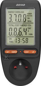 KALKULATOR WATOM. ENERGI WYŚ.LCD CZARNY (SZT)
