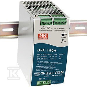 DRC-180B ZASILACZ 180W 27.6V 6.5A, 27.6V (SZT)