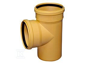TRÓJNIK PVC 160X160/87.5 KAN ZEW (SZT)