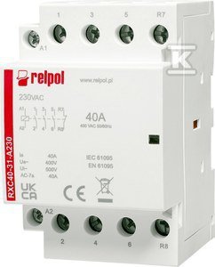 STYCZ.INST.3NO+1NC,40A,AC RXC40-31-A230 (SZT)