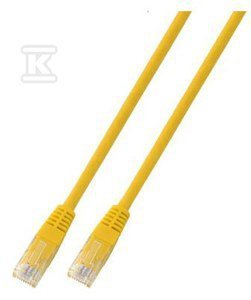PATCHCORD RJ45 U/UTP 5E PVC CCA ŻÓŁ 0 (SZT)