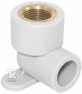 KOLANKO PP 90ST GW MONT. NA ŚCIANIE 25/ (SZT)