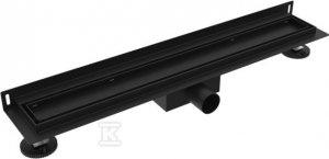 ODPŁYW PRZYŚCIENNY WALL 70 BLACK 2W1 (SZT)