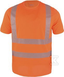 T-SHIRT HI-VI (FLUO) POMARAŃCZOWY XL (SZT)
