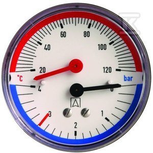 TERMOMANOMETR TM80 20-120C 0-4BAR AX (SZT)