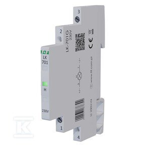 LK-701G LAMP. 1/3S 1XLED ZIELONA (SZT)