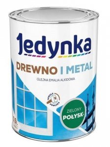 EMALIA ALKIDOWA DO DREWNA I METALU ZIELONY 0,9L (1 SZT)