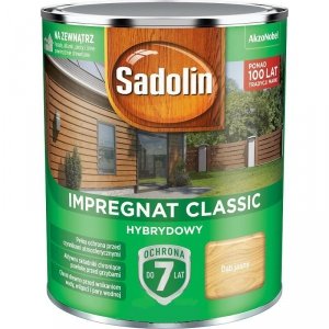 SADOLIN IMPREGNAT CLASSIC HYBRYDOWY 7 LAT DĄB JASNY 2.5L (1 SZT)