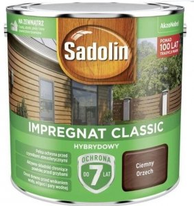 SADOLIN IMPREGNAT CLASSIC HYBRYDOW 7 LAT ORZECH CIEMNY 0.75L (1 SZT)